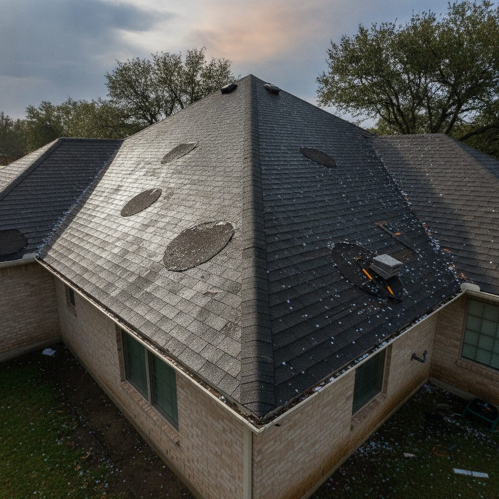 Leak after a storm — Roofing Contractors guide illustration in Granbury, Texas